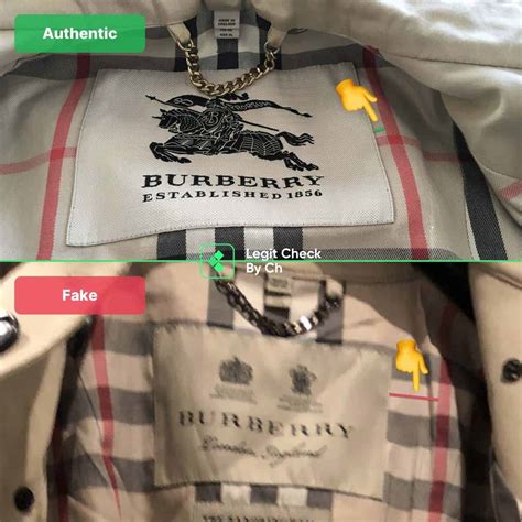 how can you tell if burberry is real|do all Burberry buttons say.